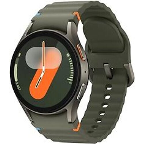 Samsung Galaxy Watch7 40 mm aluminium kast groen op sportbandje S/M groen [wifi + 4G]