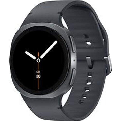 Samsung Galaxy Watch8 44 mm aluminium kast graphite op Sport Band M/L graphite [Wi-Fi]