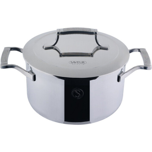 Saveur Selects Voyage - Kookpan Ø22 cm - Tri-Ply RVS - PFAS-vrij - Ovenbestendig tot 260°C