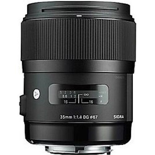 Sigma A 35 mm F1.4 DG HSM 67 mm filter (geschikt voor Sony A-mount) zwart