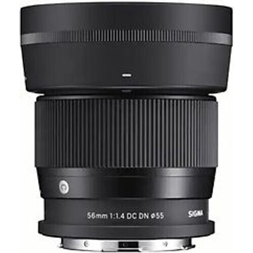 Sigma C 56 mm F1.4 DC DN 55 mm filter (geschikt voor Canon EF-M) zwart