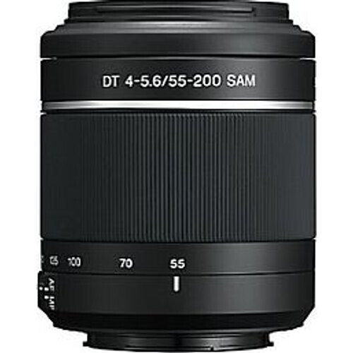 Sony DT 55-200 mm F4.0-5.6 APS-C SAM II 55 mm filter (geschikt voor Sony A-mount) zwart
