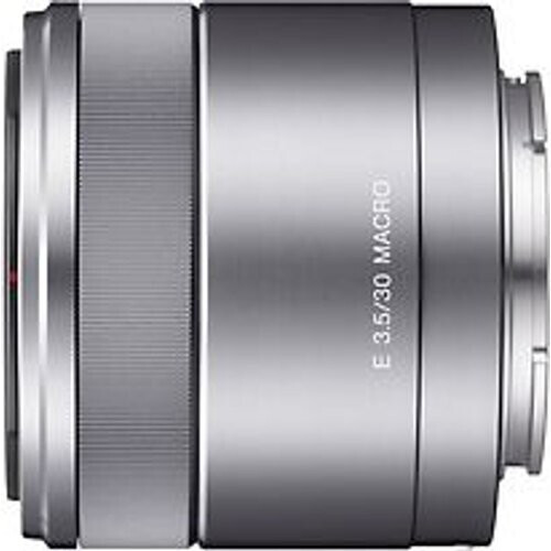 Sony E 30 mm F3.5 Macro 49 mm filter (geschikt voor Sony E-mount) zilver