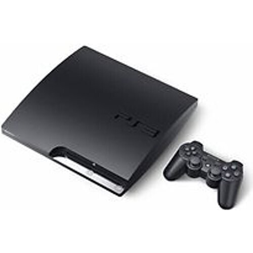 Sony PlayStation 3 slim 160 GB  [K-Model, incl. draadloze controller] zwart