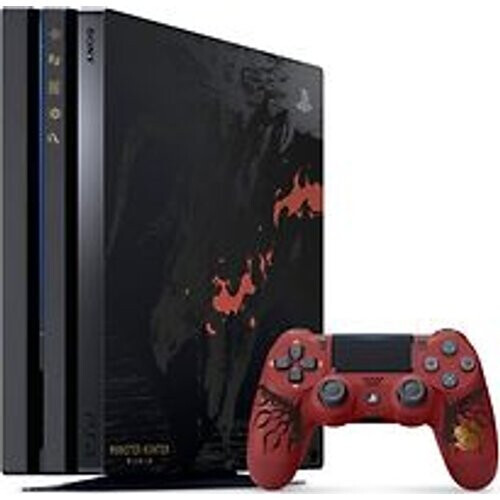Sony PlayStation 4 pro (1 TB) [Monster Hunter: World Edition incl. draadloze controller, zonder spel] zwart