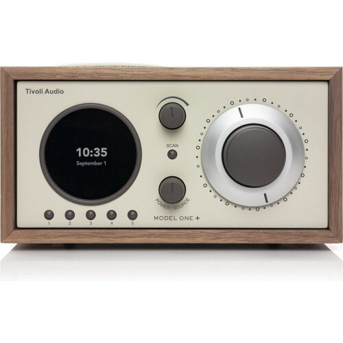 Tivoli Audio Model One+ - Portable Radio/DAB+ - DAB/DAB+ Bluetooth - Donkerbruin