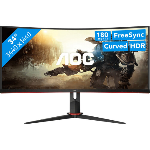 Tweedekans AOC CU34G2XP/BK Curved