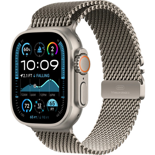 Tweedekans Apple Watch Ultra 2 4G 49mm Zilver Milanese Band S