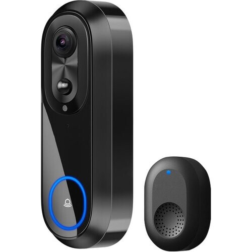 Tweedekans Audyn Video Deurbel met Camera - Draadloze - Slimme Deurbel - WiFi - 1080P - Geen Abonnement - Incl. Draadloze Gong
