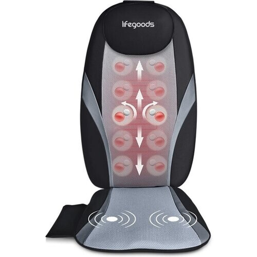 Tweedekans Auronic Shiatsu Massagekussen - Massagestoel - Massage apparaat - Rug - Infrarood - Zwart