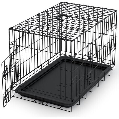 Tweedekans Avalo Hondenbench XXL - Bench Voor Honden - Opvouwbare Kooi - 2 Deuren - 122x74x80 CM