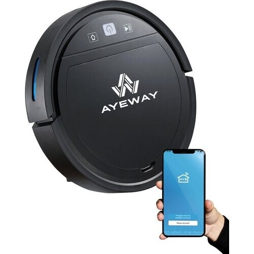 Tweedekans AyeWay 3 in 1 Robotstofzuiger - Dweil Robot - Stofzuiger Robot - Dweilsysteem – Draadloos – Met App