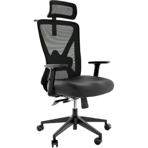 Tweedekans Bckz Motion Mesh Ergonomische Bureaustoel – Volledig Verstelbaar – Office & Gaming Chair tot 150 kg – Zwart