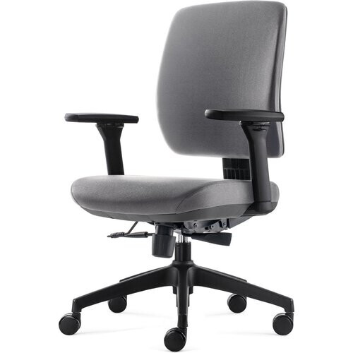 Tweedekans BENS 917-Ergo-1 - Ergonomische Bureaustoel - Volledig Stoffen Bekleding - Grijs