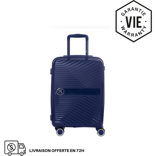 Tweedekans BLAUW MEDIUM HARDE KOFFER (MAAT M)