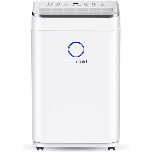 Tweedekans Bloomfold Luchtontvochtiger - 20L per Dag - Incl. Was-droog Functie - Geschikt voor Woonkamer, Slaapkamer, Kelder & Badkamer - Dehumidifier - Wit