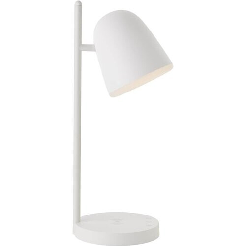 Tweedekans Brilliant Nede - Bureaulamp - LED 5W geïntegreerd - Draadloos oplaadstation - Kleurkeuze 2700-6000K - Wit