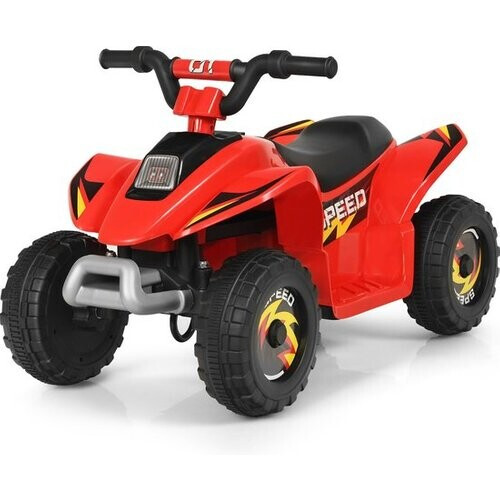 Tweedekans Coast 6V Elektro Kinderquad Mini Elektroquad Kinderauto 73 x 40 x 44,5 cm rood