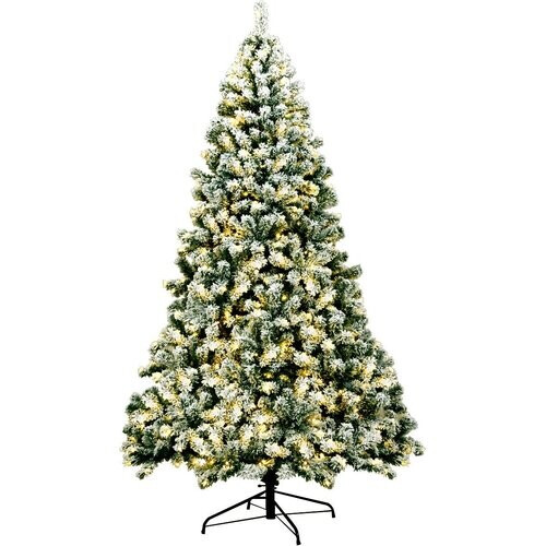 Tweedekans Coast Besneeuwde Kunstkerstboom INCLUSIEF LED-Verlichting - 225 cm