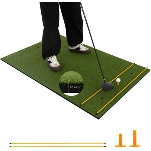 Tweedekans Coast Golftrainingsmat - Synthetisch Gras - Met 2 Clubs - Groen