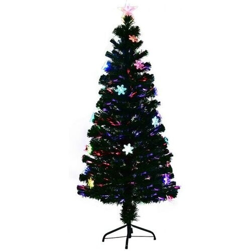 Tweedekans Coast Kerstboom met Gekleurde Glasvezel Verlichting en Kerststerren - 180cm - Groen
