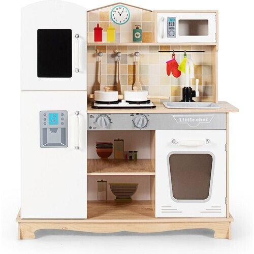 Tweedekans Coast Kinderspeelset - voor De Keuken - Speelgoed voor Namaakkoken - met Realistisch Licht en Geluid - Magnetron en Kraan