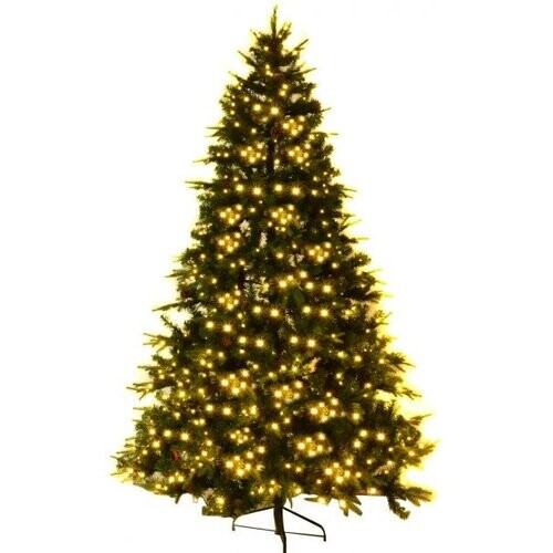 Tweedekans Coast Kunstkerstboom met LED verlichting - 225cm - Groen