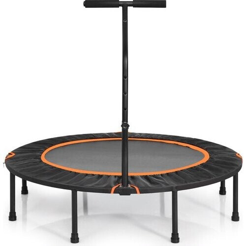 Tweedekans Coast Mini Trampoline Opvouwbare Fitnesstrampoline Met Hoogte Verstelbare Handgreep φ120 - Oranje/Zwart
