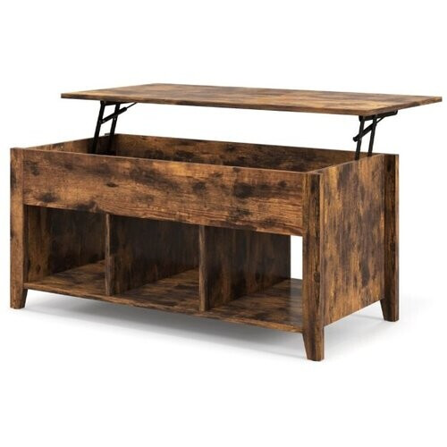Tweedekans Coast Salontafel in Hoogte verstelbaar - Max. 40 kg - 105 x 52 x 63 cm - Zwart