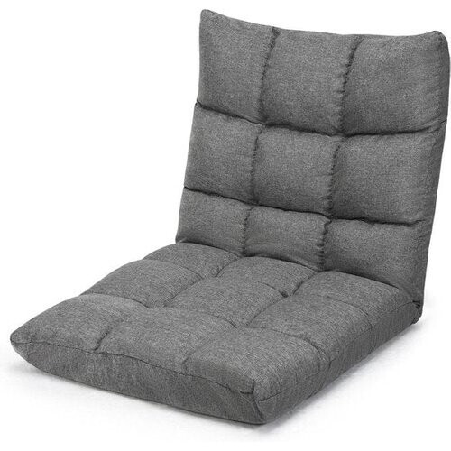 Tweedekans Coast Vloerstoel - 14 Standen - Max. 120 kg - 107 x 56 x 10 cm - Grijs