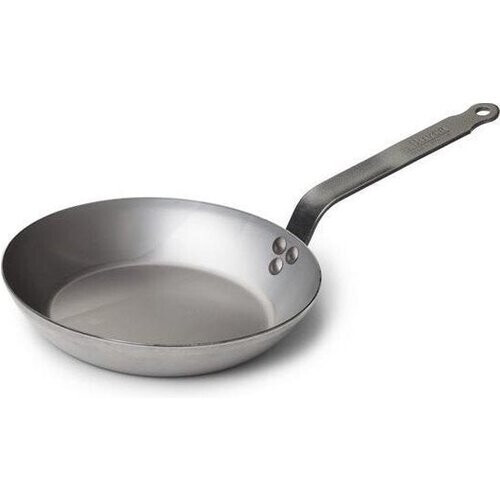 Tweedekans De Buyer Plaatstalen Koekenpan Ø 24cm - zonder PFAO & PTFE - Geen Inductie - Natuurlijk wax anti aanbaklaag
