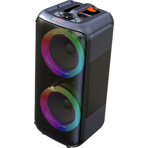 Tweedekans Denver - Bluetooth Speaker Party Box - Disco Verlichting - Incl. afstandsbediening - Microfoonaansluiting - BPS354 - Zwart