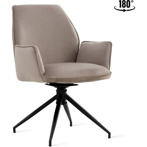 Tweedekans Eetkamerstoel Jill Velvet Taupe