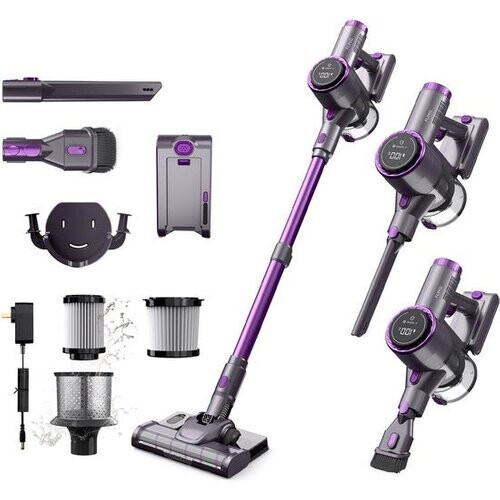 Tweedekans FlinQ Vacuum Cleaner V8 - Steelstofzuigers met Dweilfunctie - Steelstofzuiger Draadloos - Stofzuiger zonder Zak - Met Duurzame Accu - Snoerloos en geschikt als Kruimeldief
