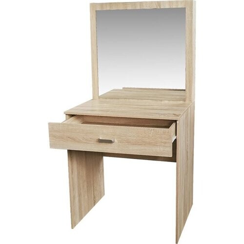 Tweedekans Kaptafel make up visagie opmaaktafel bureau - toilettafel - lichtbruin