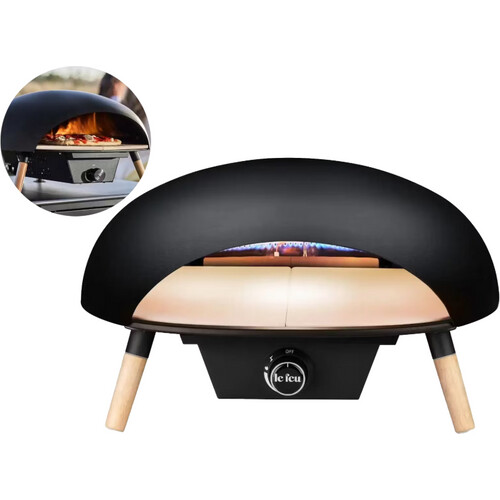 Tweedekans Le Feu Turtle 3.0 Outdoor Pizzaoven - Gasgestookt - Zwart - Ø 61 cm x H 39 cm