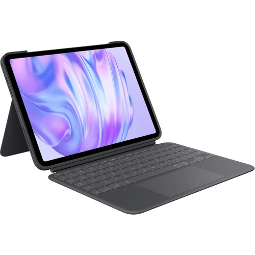 Tweedekans Logitech Combo Touch Apple iPad Pro 11" (2025/2024) Toetsenbord Hoes QWERTY Grijs