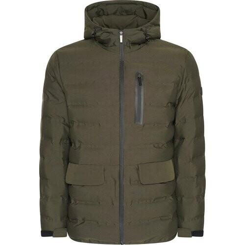 Tweedekans Mario Russo Padded Woven Jacket - Jas Heren - Winterjas Heren - Waterafstotend - Winddicht - Groen - XL