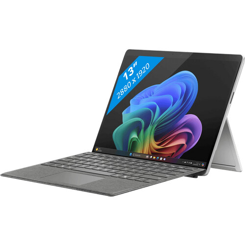 Tweedekans Microsoft Surface Pro 11 Snapdragon X Plus / 16GB / 512GB Platinum (No charger)