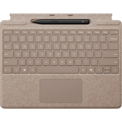 Tweedekans Microsoft Surface Pro Type Cover met Slim Pen Duinzand Qwerty