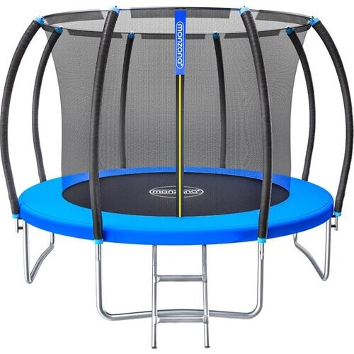 Tweedekans Monzana Trampoline - 305cm Incl Veiligheidsnet Rand Ladder - Blauw
