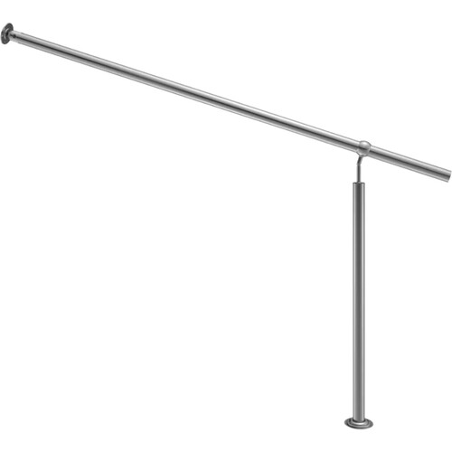 Tweedekans Monzana Trapleuning 160 cm – Roestvrijstaal Incl. Montagehandleiding