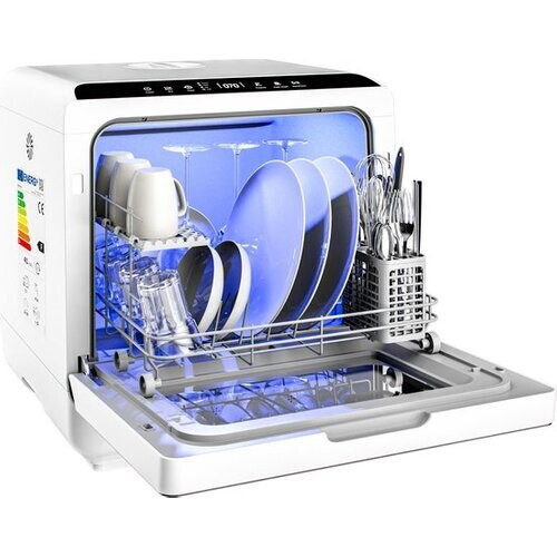 Tweedekans MONZANA Vaatwasser – 6 Programma’s & 4,5 l Reservoir – 840 W – 46 x 45 x 44 cm – Wit