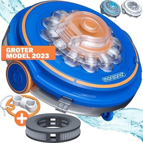 Tweedekans Monzana Zwembadrobot Poolboy600 – Draadloos met Batterij – Blauw