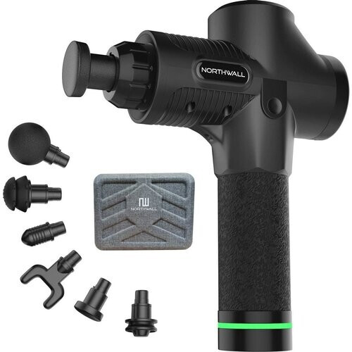 Tweedekans Northwall Massage Gun Profesioneel Elite - Incl. koffer - Met 6 opzetstukken - Krachtig en Draadloos