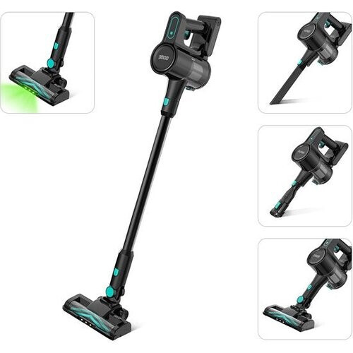 Tweedekans OOQE V-POWER TURBO All-in-One Professionele Draadloze Steelstofzuiger | Sterke Turbo Motor | AeroPulse: Hoge Luchtstroom | Led ClearVision | Gaat Beschadiging Vloer Tegen | Ergonomisch: Gaat Belasting Gewrichten Tegen | Zelf Staand Ontwerp | Zw