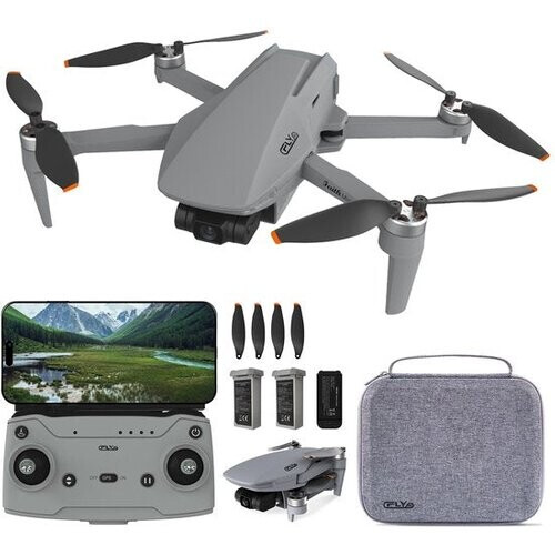 Tweedekans Proskill Drone – 4K Camera, 3-assige Gimbal, GPS, 3 km Bereik, 26 min Vlucht – 25 x 24 x 6 cm – Zwart
