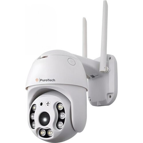 Tweedekans PuroTech Beveiligingscamera Core - Buiten camera met nachtzicht - Beveiligingscamera buiten met kabel - Draaibaar & Kantelbaar - Met Wifi en app - 3MP - Wit