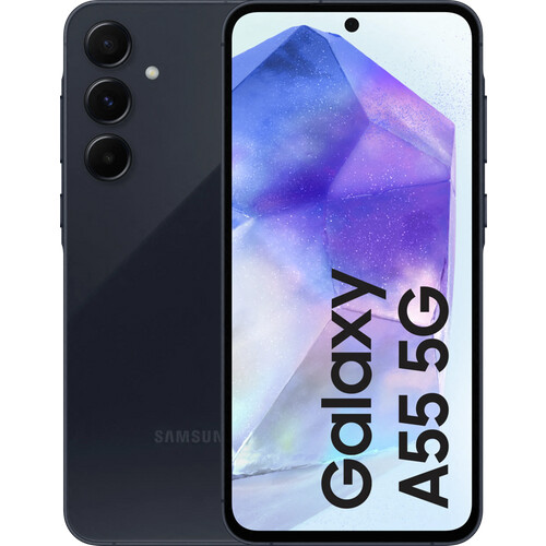 Tweedekans Samsung Galaxy A55 128GB Donkerblauw 5G Enterprise Editie