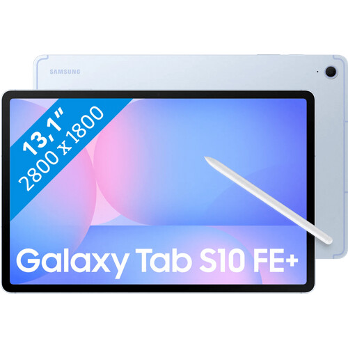 Tweedekans Samsung Galaxy Tab S10 FE Plus 13,1 inch 256GB Wifi Lichtblauw
